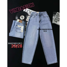 Vindasion Баггі джинси блакитного кольору Baggy 25-28 4051
