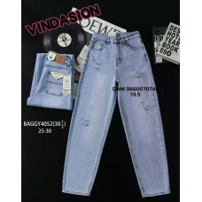 Vindasion Баггі джинси блакитного кольору Baggy 25-30 4052