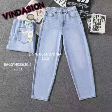 Vindasion Баггі джинси блакитного кольору Baggy 28-33 4055