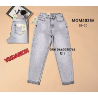 Vindasion Мом джинси сірого кольору Mom fit 25-30 5038