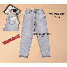 Vindasion Мом джинси сірого кольору Mom fit 28-33 5039