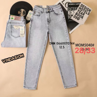 Vindasion Мом джинси сірого кольору Mom fit 28-33 5040