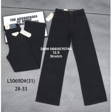 Vindasion Wide leg джинси широкі чорного кольору 28-33 5069