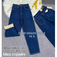 Vindasion Багги джинси синього кольору утеплені фліс зима 25-30 5082