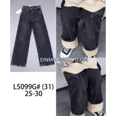 Vindasion Wide leg джинси сірого кольору утеплені фліс зима 25-30 5099