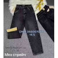 Vindasion Скейтер джинси сірого кольору фліс утеплені зима 25-30 6002