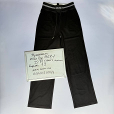 Yinglida Wide leg джинси чорного кольору стрейчеві 25-30 1168-1