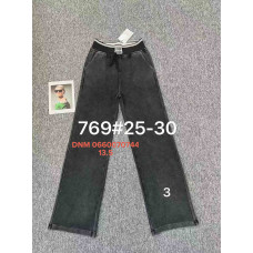 Ким Ким  Wide leg брюки широкі трикотажні сірого кольору 25-30 769