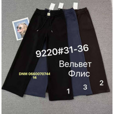 Ким Ким  Wide leg брюки широкі вельвет утеплені зима фліс 31-36 9220