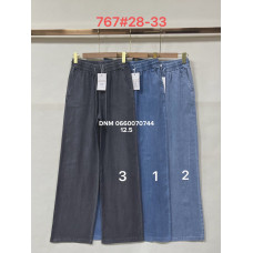 Ким Ким  Wide leg брюки трикотажні модель в кольорах стрейч весна 28-33 767
