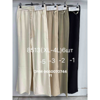 Ким Ким  Wide leg брюки трикотажні стрейч літо XL-4L 8513