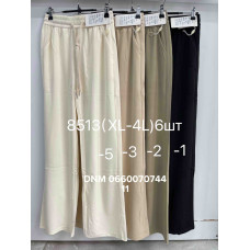 Ким Ким  Wide leg брюки трикотажні стрейч літо XL-4L 8513