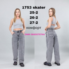Liuzin Скейтер джинси сірого кольору Skater 25-27 1753