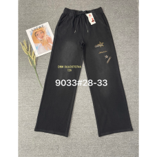 Yingguoxiang Джегінси Wide leg резинка стрейч весна сірого кольору 28-33 9033