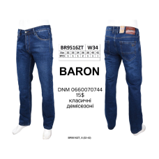 Baron Класичні джинси синього кольору Classic fit 29-38 9521
