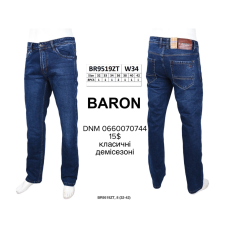Baron Класичні джинси синього кольору Classic fit 32-42 9519