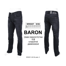 Baron Класичні джинси сірого кольору Classic fit 32-42 9503