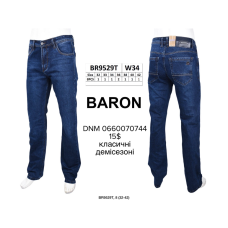 Baron Класичні джинси синього кольору Classic fit 32-42 9529