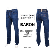 Baron Класичні джинси синього кольору Classic fit 32-40 9526