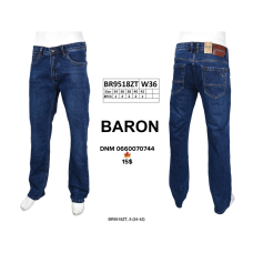 Baron Класичні джинси синього кольору Classic fit 34-42 9518