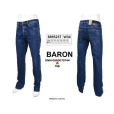 Baron Класичні джинси синього кольору Classic fit 32-40 9523