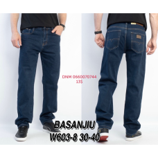 839 Basanjiu  Класичні джинси синього кольору Classic fit 30-40 603-8