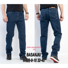 839 Basanjiu  Класичні джинси синього кольору Classic fit 32-40 029-8-10