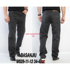 839 Basanjiu  Класичні джинси сірого кольору Classic fit 34-44 029-11-12