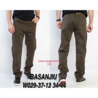 839 Basanjiu  Класичні джинси оливкового кольору Classic fit 34-44 029-37-12