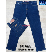 839 Basanjiu  Класичні джинси синього кольору Classic fit 38-48 603-21