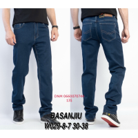 839 Basanjiu  Класичні джинси синього кольору Classic fit 30-38 029-8-7
