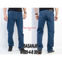 839 Basanjiu  Класичні джинси синього кольору Classic fit 30-40 029-4-8