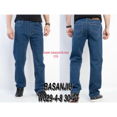 839 Basanjiu  Класичні джинси синього кольору Classic fit 30-40 029-4-8