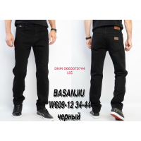 839 Basanjiu  Класичні джинси чорного кольору Classic fit 34-44 609-12