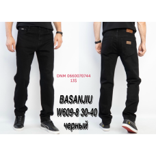 839 Basanjiu  Класичні джинси чорного кольору Classic fit 30-40 609-8