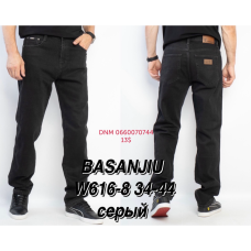839 Basanjiu  Класичні джинси сірого кольору Classic fit 34-44 616-8