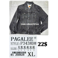 Pagalee Джинсова куртка сірого кольору  XL-6XL 3483