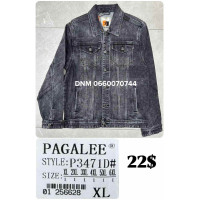 Pagalee Джинсова куртка сірого кольору  XL-6XL 3471