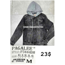 Pagalee Джинсова куртка сірого кольору  M-4XL 3444