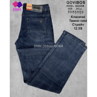 Govibos Класичні джинси синього кольору Classic fit 32-42 82393