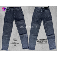 Vingvgs Мом джинси сірого кольору Mom fit 28-36 870-2