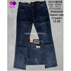 Govibos Класичні джинси синього кольору Classic fit 30-40 82392