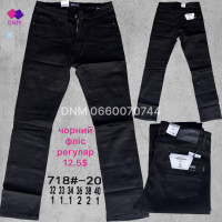Aviwgos Класичні джинси чорного кольору Classic fit 32-40 718-20
