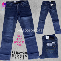 Aviwgos Класичні джинси синього кольору Classic fit 32-40 1718-25