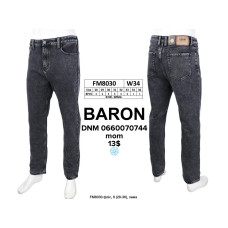 Baron Мом джинси сірого кольору Mom fit 28-36 8030