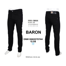 Baron Класичні джинси чорного кольору Classic fit 32-42 9285
