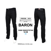 Baron Класичні джинси чорного кольору Classic fit 32-42 9286