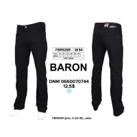 Baron Класичні джинси чорного кольору Classic fit 32-40 9289
