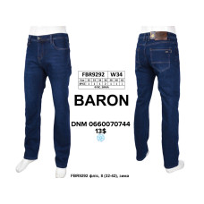 Baron Класичні джинси синього кольору Classic fit 32-42 9292