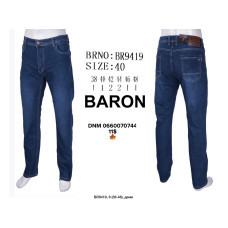 Baron Класичні джинси синього кольору Classic fit 38-48 9419
